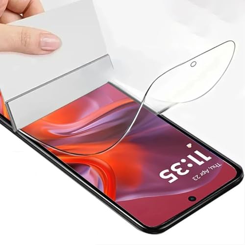 2 Pièces Film d'hydrogel pour Motorola Moto G Stylus 5G (2025), Transparent TPU Souple écran protection [Haute sensibilité]