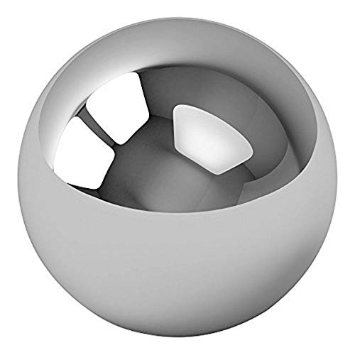BC Precision Premium 5” Chrome Steel Large Bearing Ball – G100 Precision Grade for Industrial & Mechanical Use – High Tolerance, Mirror Finish – Better Than Low Grade Alternatives