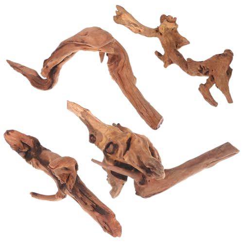 HOMOBABE 4個魚缸造景小沈木 自然な生態系を演出する高精シミュレーション