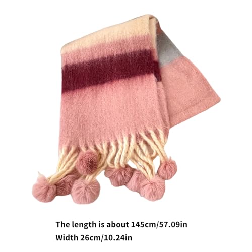 Warm Dopamines Rainbow Scarf Cold Weather Protections Neck Warmer For Children For Daily Outings & Outdoor Activity3