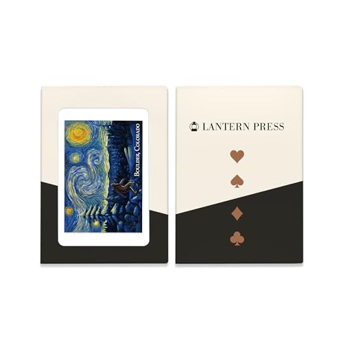 Lantern Press Naipes Póker 52 Cartas Starry Night miniatura 4