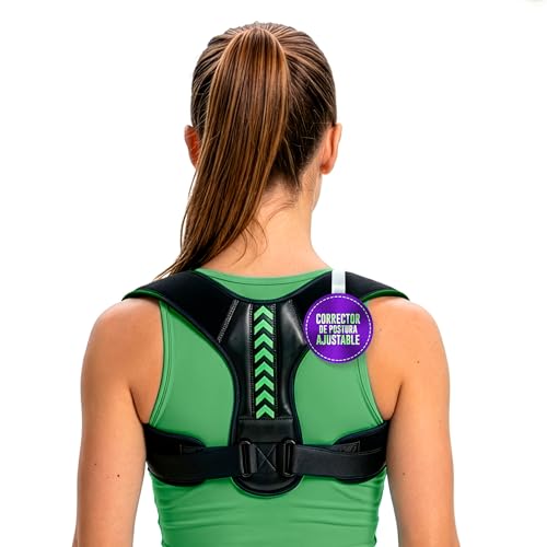 Morapry Corrector de Espalda para Hombre y Mujer   Faja Correctora de Espalda Recta y Soporte Clavicular   Férula para Espalda Ajustable para Aliviar el Dolor de Hombros, Cuello, Nuca y Columna.