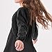 RIMILLCESS Girls Cardigan 5-6 Years Black Bolero Shrug Sweater Knit Crop Jacket