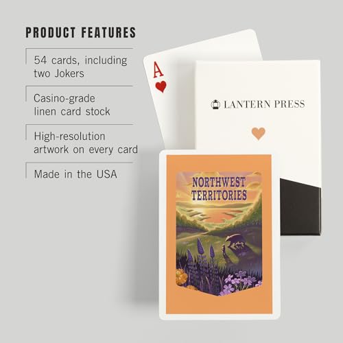 Baraja de Poker Northwest Territories con 52 cartas miniatura 3
