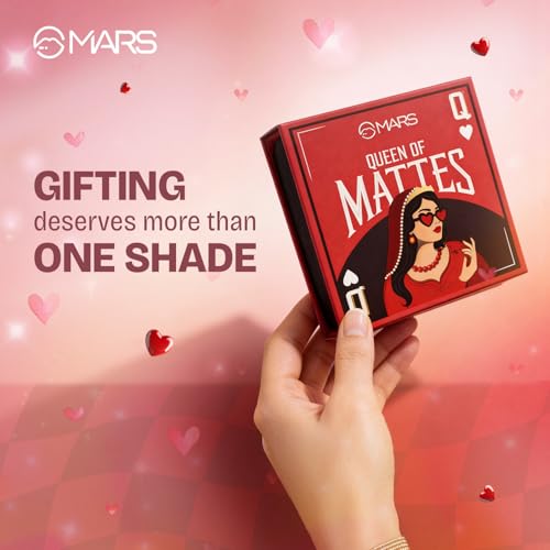 Image of MARS Queen of Mattes Liquid Lipsticks Box Set of 3 (13.5 ml) (REDS & MAROONS) | Smudgeproof & Transferproof | Intense Swipe Pigmentation | Long-Lasting Wear