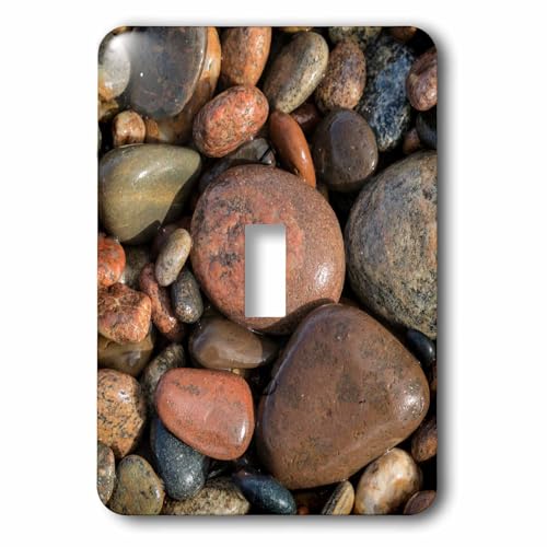 Galets en granit interrupteur pour remplacer plaque murale blanche classique