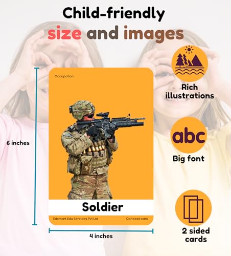 Image of Edsmart Flash Cards - Combo of 2 Sets Veggies, Fruits, Dairy Products, Colors, Shapes and More (Edsmart Flash Cards Combo of 2 Sets - Colors, Shapes, Bodyparts & Vehicles, Seasons & Occupation)
