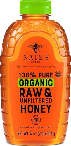 Image of Nate's Organic Honey - 32oz. Squeeze Bottle