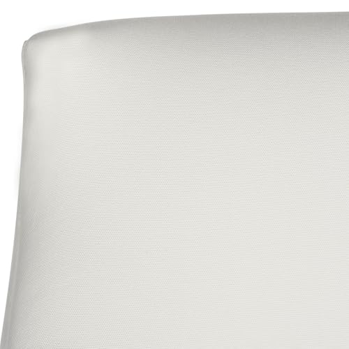Sillón Plegable Blanco Algodón Estructura Madera miniatura 4