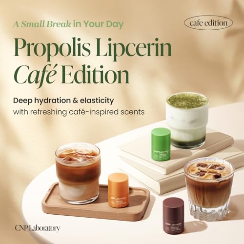 Image of CNP Cafe Lip Butter - Propolis Lipcerin 07 Matcha, 0.5 fl.oz.
