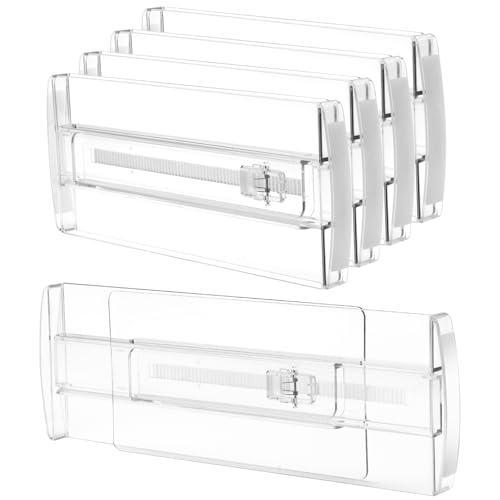 4 Pack Drawer Dividers for Clothes, 4