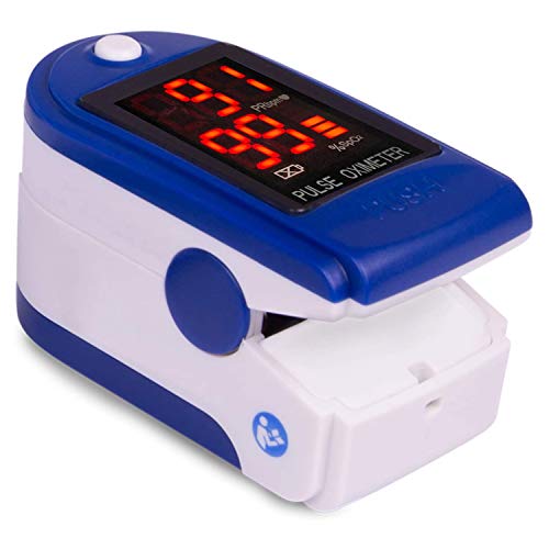 Roscoe Medical Finger Pulse Oximeter Oxygen Saturation Monitor - Pulse Ox Fingertip O2 Monitor For Pediatric And Adult - Sports And Aviation Use Only #TOP7