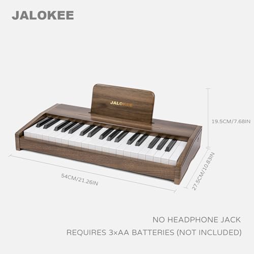 Kids Piano Keyboard, Digital Piano for Kids, Music Educational Instrument Toy, Wood Toy for 3+ Girls and Boys (Walnut, 37 Keys) - Les Beatles, Paul McCartney, John Lennon, RIngo Starr, George Harrison Kids Piano Keyboard, Digital Piano for Kids, Music Educational Instrument Toy, Wood Toy for 3+ Girls and Boys (Walnut, 37 Keys) – Image 4
