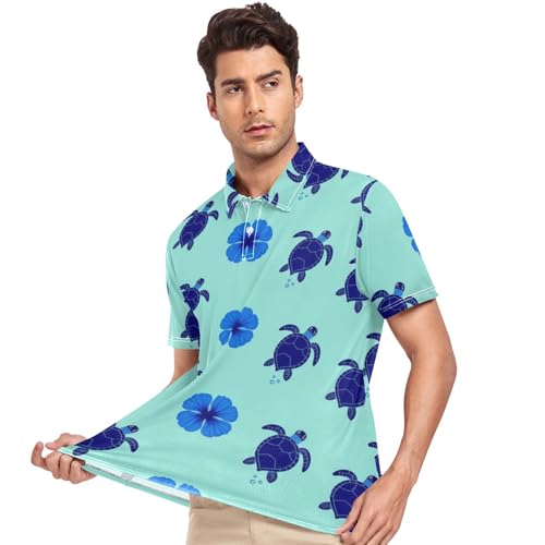 Polo manches courtes GuoChe t-shirt classique col décontracté homme S