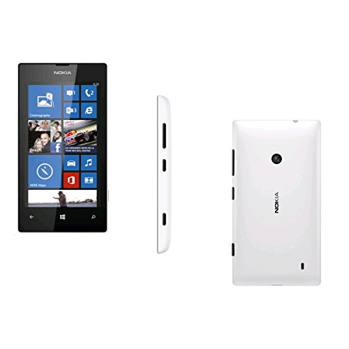 Nokia Lumia 520 8GB Unlocked GSM Windows 8 Cell Phone - White - Thumbnail 2