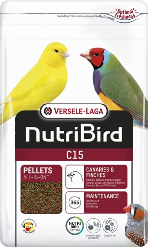 Versele-laga - Pienso de Mantenimiento NUTRIBIRD C15 3 KG para Canarios y pequeñas Aves