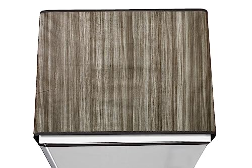 Image of Stylista Refridgerator top Cover Suitable for Samsung RT28C3452CU /HL, 236 Liter Fridge, Dimension (WXD) 65x111 CM, Wooden Pattern Coffee