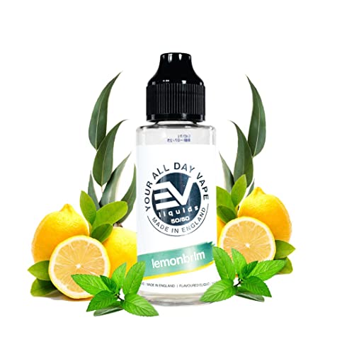 EVL - Lemonbrim | 80ML | Nikotinfrei: 0mg | 50VG/50PG | E-Flüssigkeit für elektronische Zigaretten | Vape | E Shisha