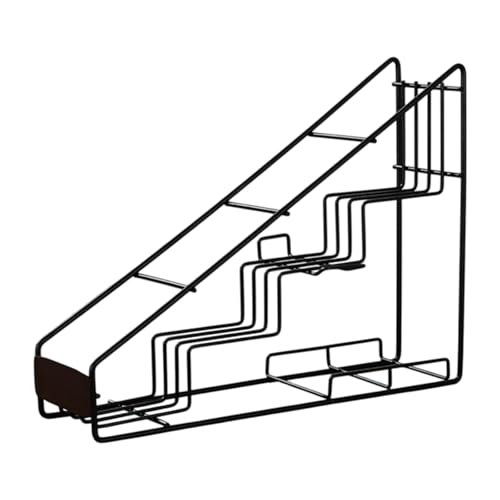 YWJLQH Soporte para Jarabe de café, Organizador de Cocina, instalación Sencilla, Accesorios para Barra, 4 Rejillas