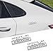 CARRUN, 2 Pcs Trump Edition Emblem Car Metal Badge 3D Decal Sticker Fit for F150 F250 F350 Silverdo 1500 2500 Sierra GMC Chevy Car Truck SUV (Silver Black), CR2TP