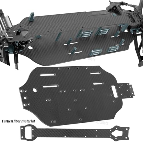 Image of RC Upgrades Part Chassis Protect Armor Skid Plate Guard for 1 /10 F0rd F15O Rapt0r R(101076-4),Carbon Fibre hassis Protect Armor Hops Up,Titanium