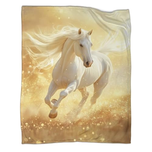 Couverture plaid cheval pour réchauffer le cœur des petits et grands - 2