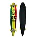 Krown Rasta City Surf Longboard Skateboard
