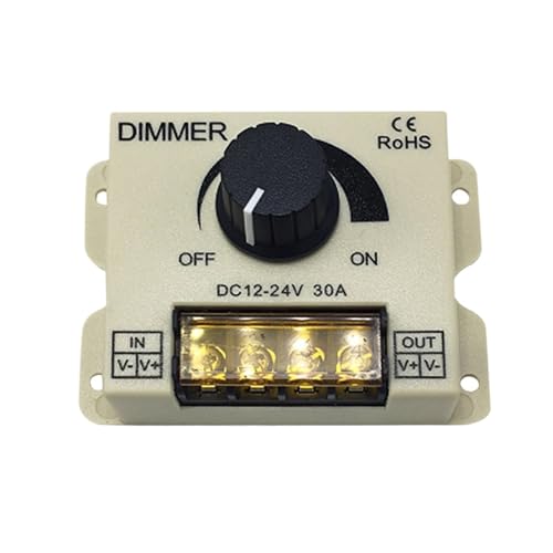 Regulador de intensidad LED para evitar parpadeos en tiras de luz ajustables de 30A 360W 4