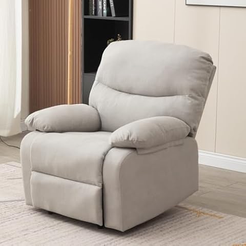 Panana Manual Reclining Armchair with Padded Seat Cover