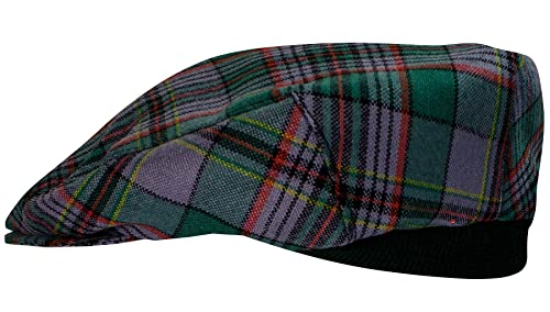 Casquette plate mixte tartan Craig Ancient chapeau élastique