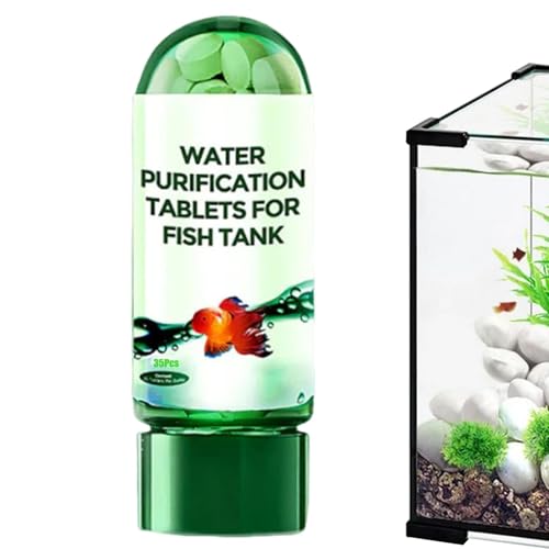 水生水浄化錠剤、アクア浄水錠剤 - タンク用の水フィルター精製溶液 - スタジオ、ショップ、ストア用のホームエビボウルクリーナー
