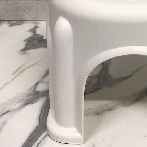 Banquinho de plástico Multiúso Desenho Caracol 30x28cm (Cinza)