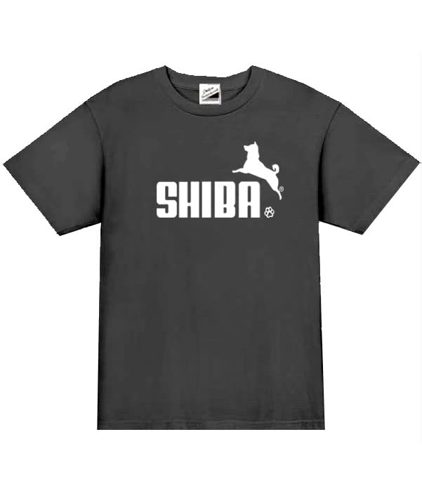 Amazon | [PARODYS BY CRUSH] 5ozSHIBA柴犬半袖Tシャツ おもしろ