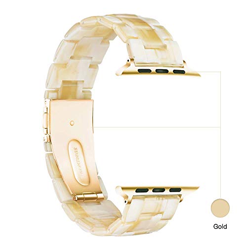 Image of Light House Apple Watch Bands-Fashion Lightweight Resin iWatch Bands for Women Men 38mm /40mm /41mm /42mm(Series 11 10), 49mm /46mm /45mm /44mm /42mm(S 3 2 1), Compatible with Apple Watch Series 11 SE 10 9 8 7 6 5 4 3 Ultra