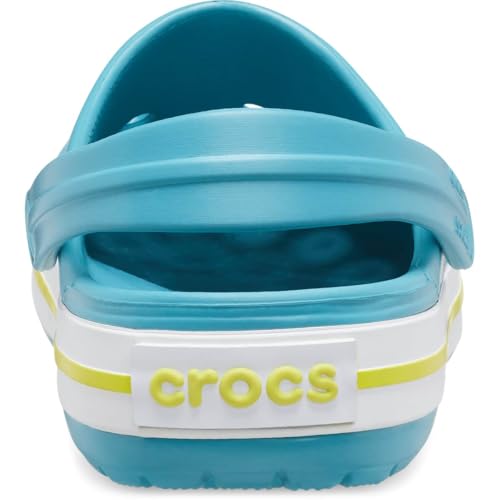 Image of Crocs Unisex's All-Terrain Atlas, Slip on Sneakers with Buckle Strap Clog, Turq Tonic, 6 UK Men / 7 UK Women