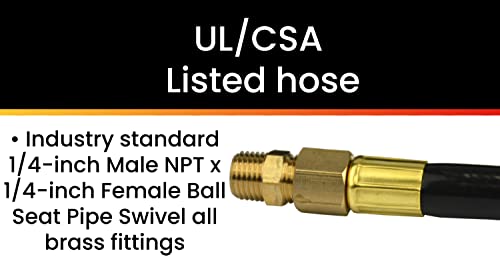 Hot Max 24200 10 Foot Extension/Appliance Hose For Propane Or Natural Gas #TOP3