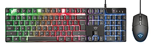 GXT Azor 23289 - Tastiera e mouse da gioco, QWERTY + Nederlandse Toetsenbord, colore: Nero - Tastiera gaming - Immagine 8