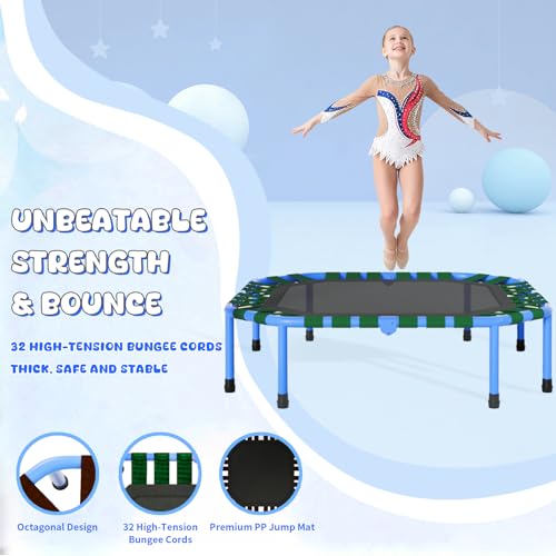 Safly Fun Foldable Gymnastics Bar for Kids, Adjustable 35"-51", Sturdy 148 lbs Capacity, Easy-to-Assemble, Gymnastics Equipment for Kids for Indoor/Outdoor Training — view 5