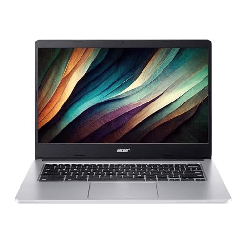 Acer Chromebook 314 CB314-2H Laptop – MTK MT8183, 4GB, 64GB eMMC, Integrated Graphics, 14-inch HD, Google Chrome OS, Silver
