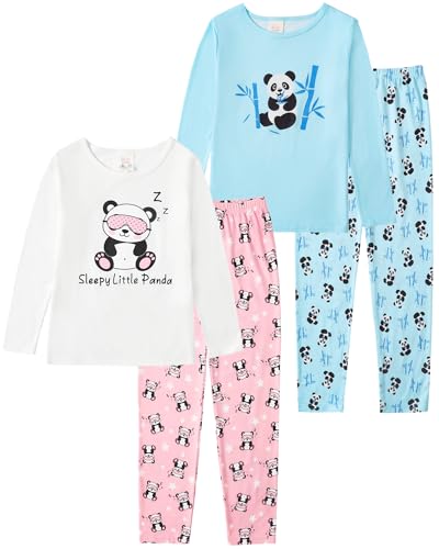 MyFav Girls' Comfy Sleepwear Hearts Shape Pajama Set Sweet Dream Leisure Nighty