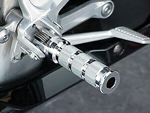 i5 Set of Four Chrome Foot Rest Pegs for Suzuki Hayabusa