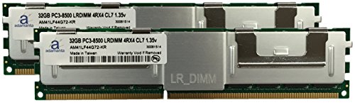Adamanta 64 GB ( 2 x 32gb ) LRDIMMメモリアップグレードfor HP ProLiant bl465 C g8 ddr3 1066 MHz pc3 ? 8500 ECCロードReduced IMBチップ4rx4 cl7 1.3