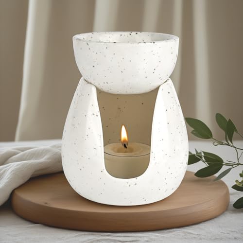Brûleur de cire en céramique, diffuseur d'aromathérapie maison et bureau