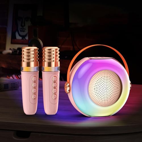 Karaoké enfant lecteur de musique portable double micro pour jeu intérieur