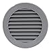 Plastikowa osłona na grilla z wentylacją powietrza Ø 125 mm / szary