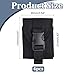 CRAFTYMELODY 4Pcs Nylon Diver Weight Belt Bag with Quick Release Buckle Black Diving Weight Pouch Rectangle Scuba Diving Spare Weights Storage Bag Pocket Dive Weights Pouch for Man Woman