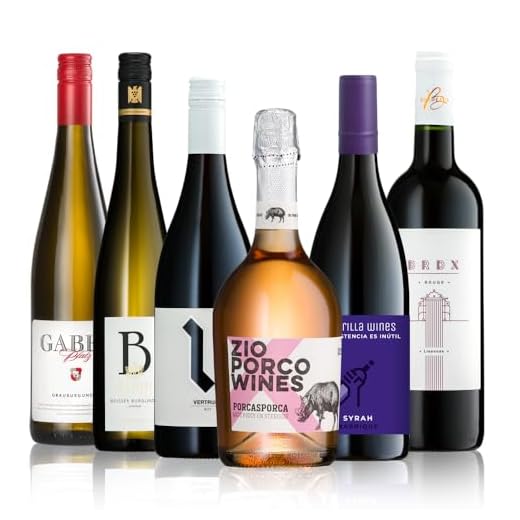 Italien vs. Frankreich 3er Weisswein Geschenk für besondere Anlässe Sommerparty Geburtstag Sauvignon, Chardonnay oder Riesling 6 GEILE WEINE Weinpaket HERBST (6 x 0,75l) Probierpaket mit Rotwein und Weißwein von Winzern aus Deutschland, Spanien und Frankreich