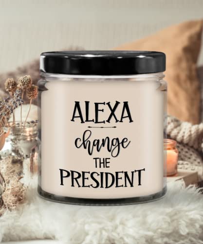 Alexa Change The President Candle Funny Donald Trump 2024 Take America Back Election Meme Gag Jokes...