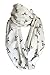 Etwoa Boston Terrier Cream Infinity Scarf Circle Loop Scarf