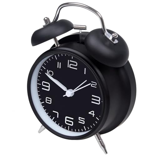 IWVDHSD Alarm Clock, 4", Black
